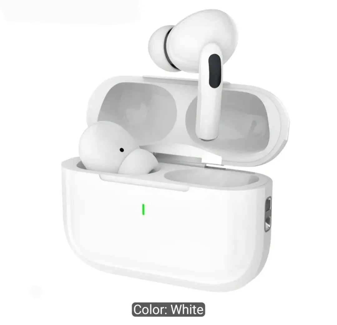 White Wireless Earbuds